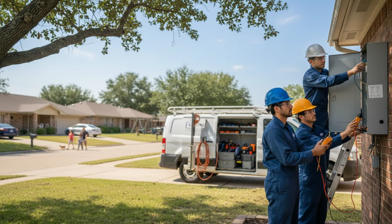 Certified electrician providing emergency electrical services in Brookfield, OH